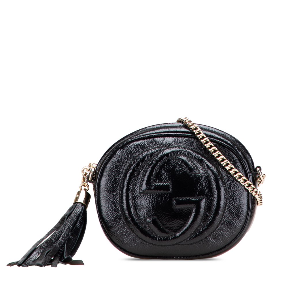 Gucci Mini Patent Soho Chain Bag