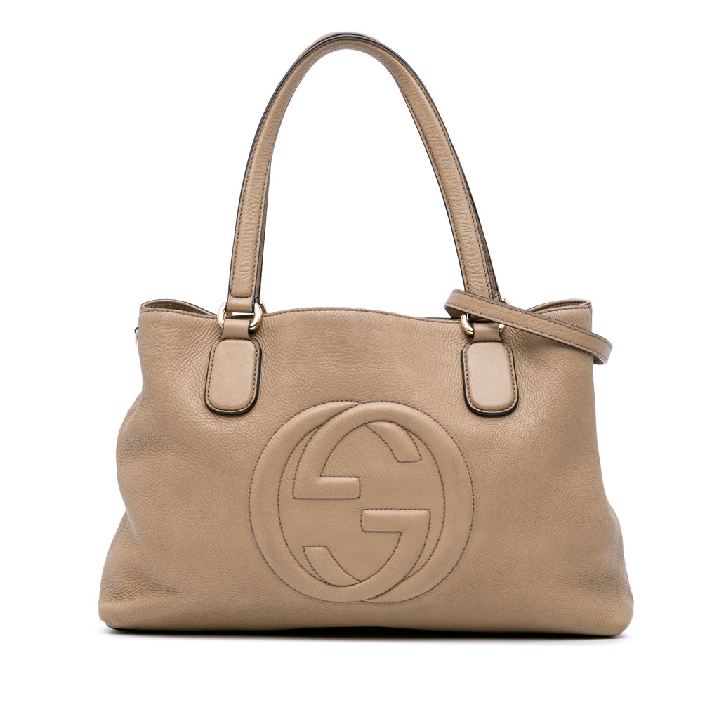 Gucci Medium Leather Soho Working Tote