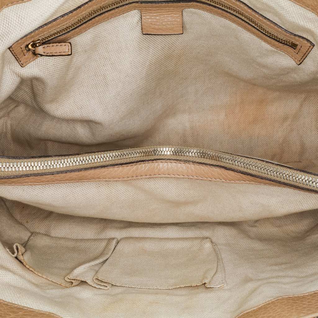 Gucci Medium Leather Soho Working Tote - 4