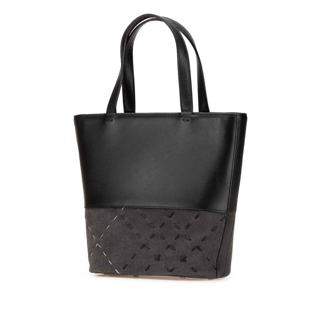 Burberry Calfskin and Suede Tote - 2