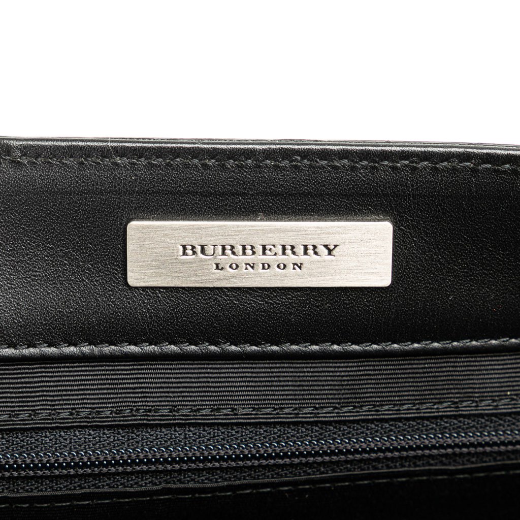 Burberry Calfskin and Suede Tote - 5