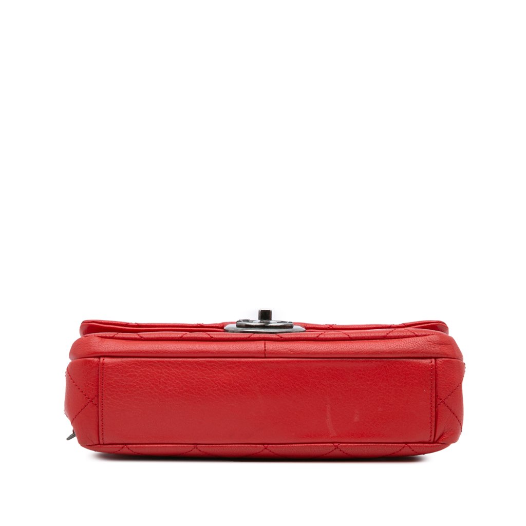 Chanel Small Quilted Goatskin Double Carry Waist Chain Flap - 3