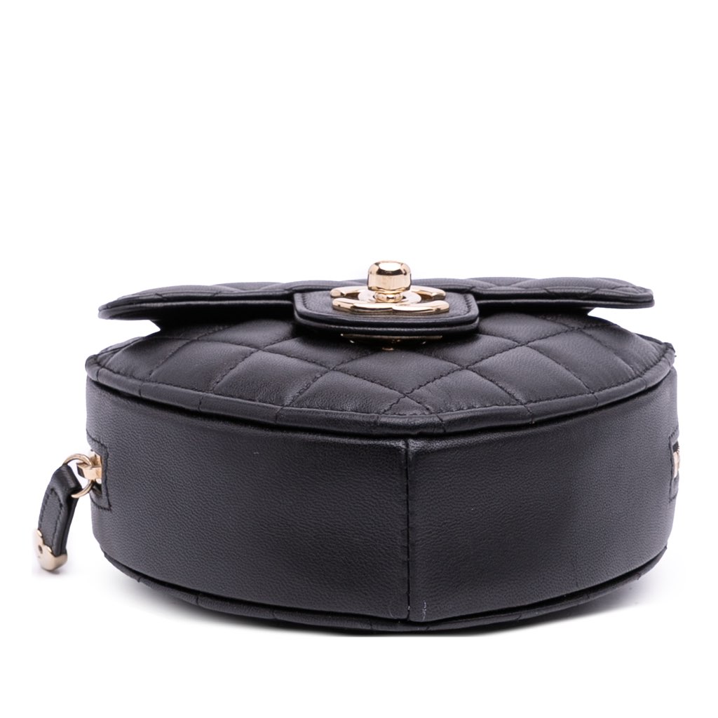 Chanel Mini Lambskin CC in Love Heart Crossbody - Image 6