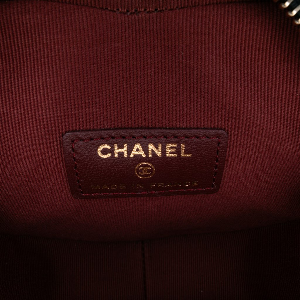 Chanel Mini Lambskin CC in Love Heart Crossbody - Side view