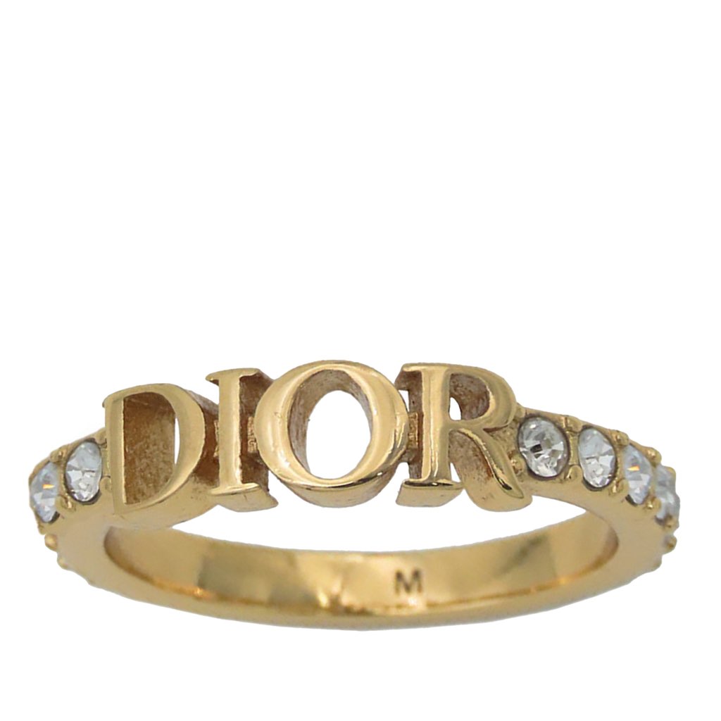 Dior Gold Plated Crystal DioRevolution Ring