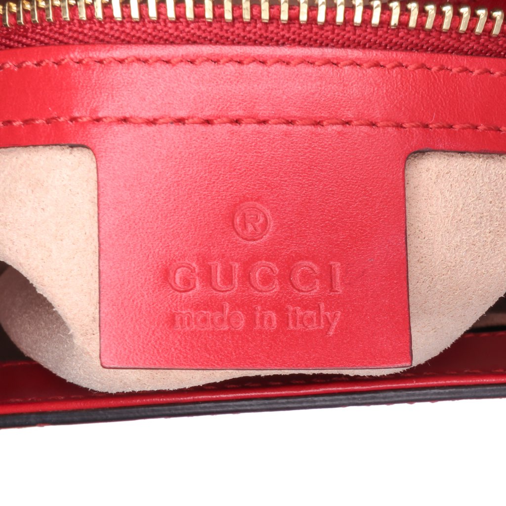 Gucci Small Guccissima Padlock Satchel - Side view