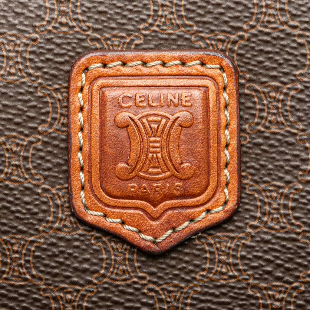 Celine Macadam Coated Canvas Handbag - 5