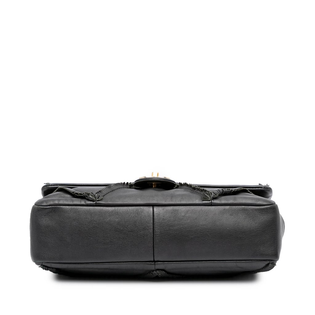 Chanel CC Lambskin Fringe Single Flap - Image 6