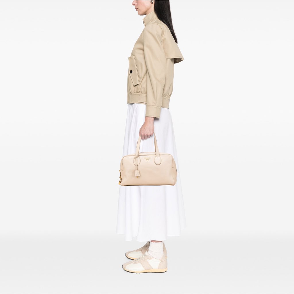 Prada Vitello Daino Shoulder Bag - Image 14