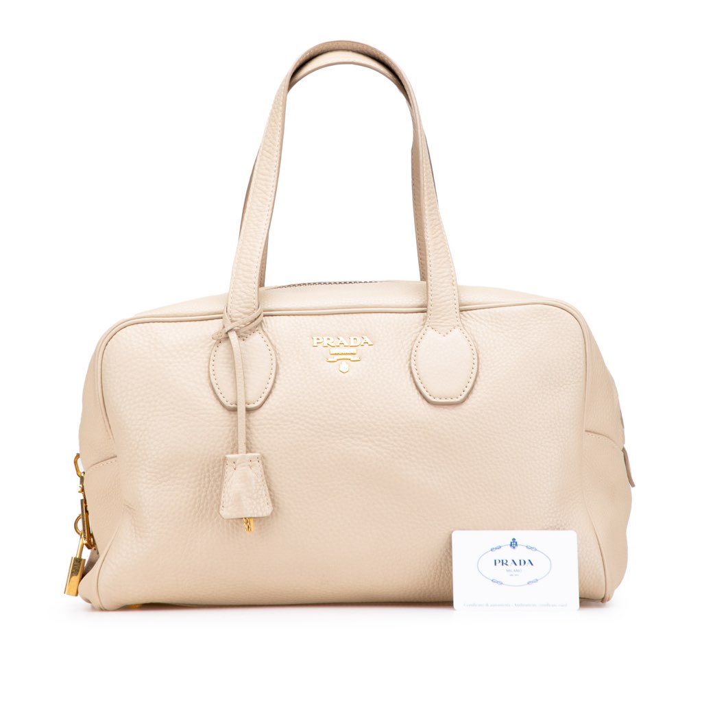 Prada Vitello Daino Shoulder Bag - Image 15