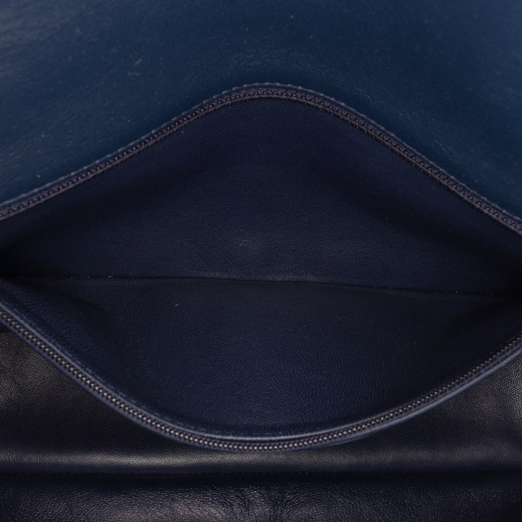 Chanel Medium Woven Jersey Single Flap - 5