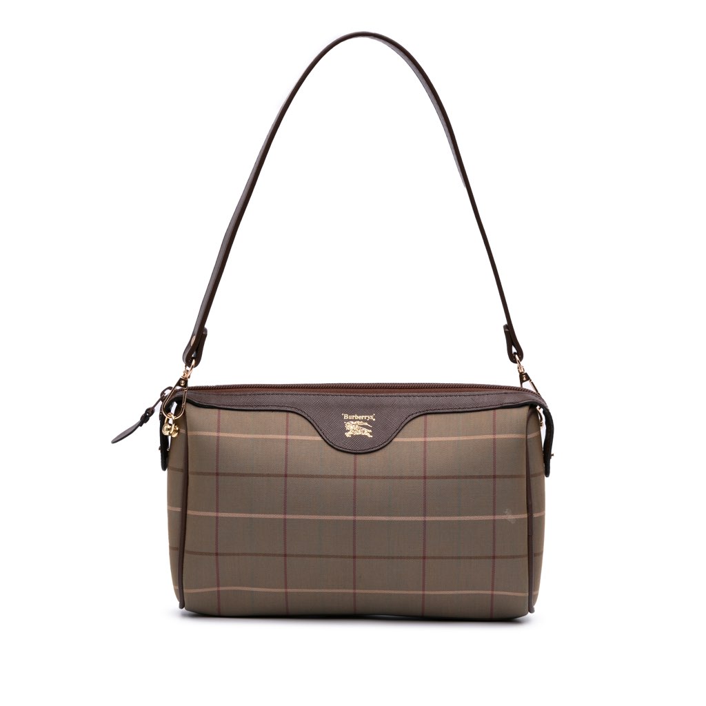 Burberry Vintage Check Canvas Satchel