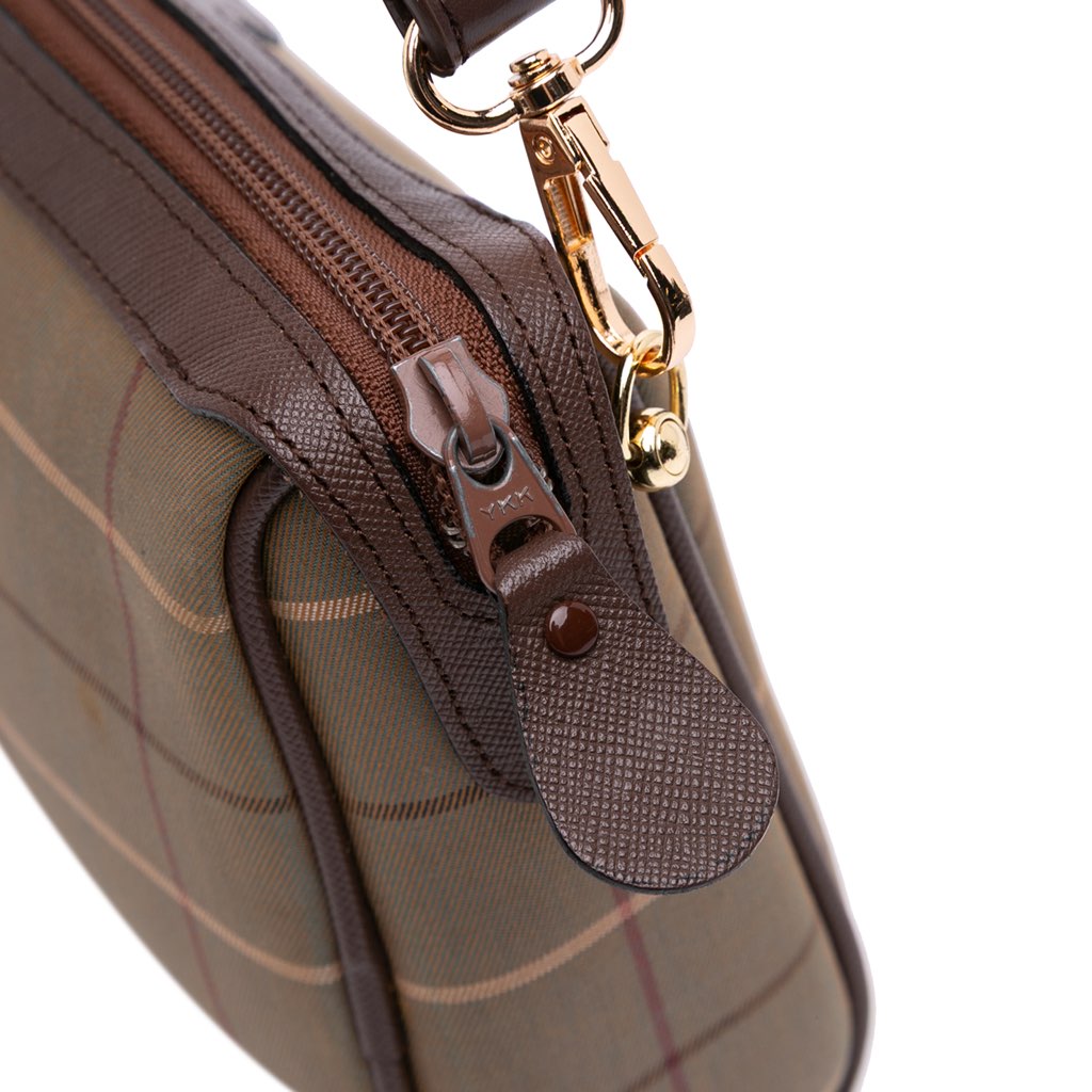 Burberry Vintage Check Canvas Satchel - Side view