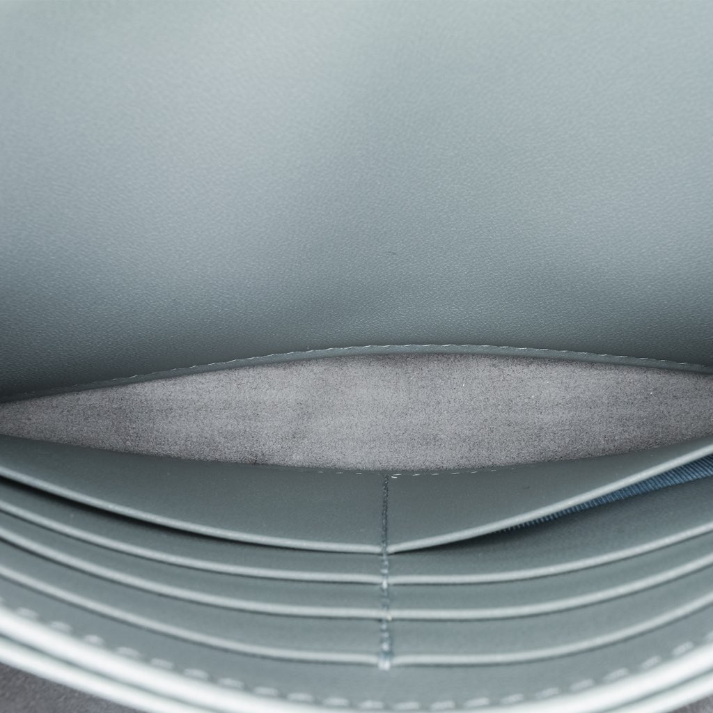 Dior Silk Cannage Lady Dior Wallet On Chain - 4