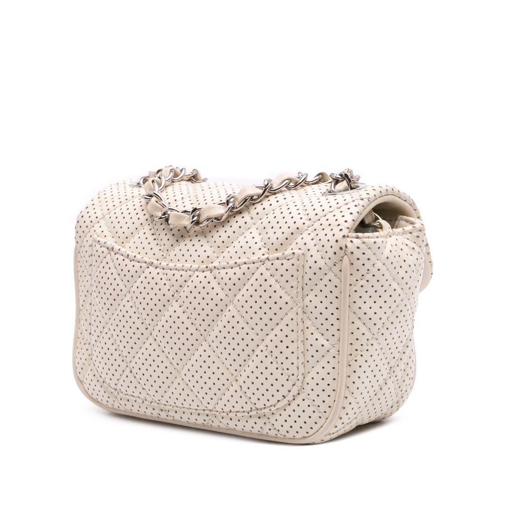 Chanel Mini Perforated Lambskin Punch Flap - 2