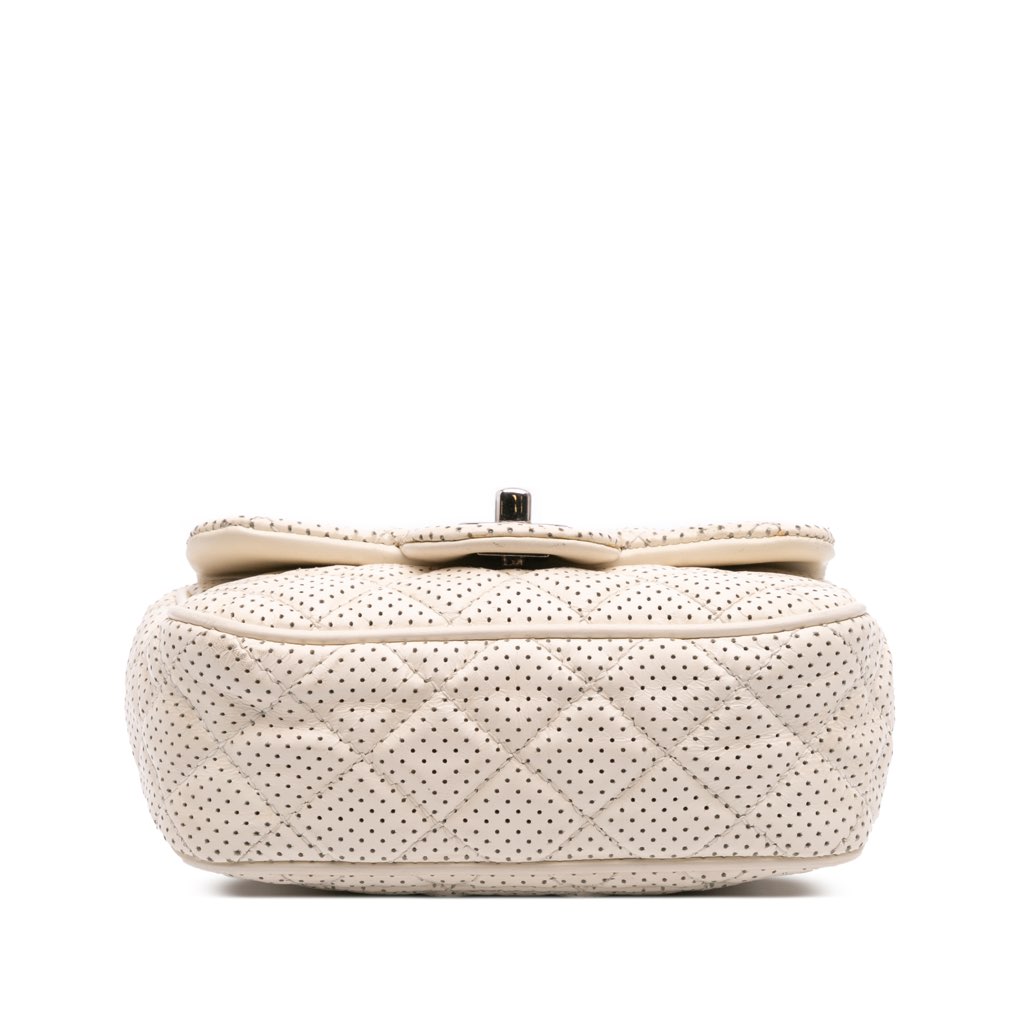 Chanel Mini Perforated Lambskin Punch Flap - 3