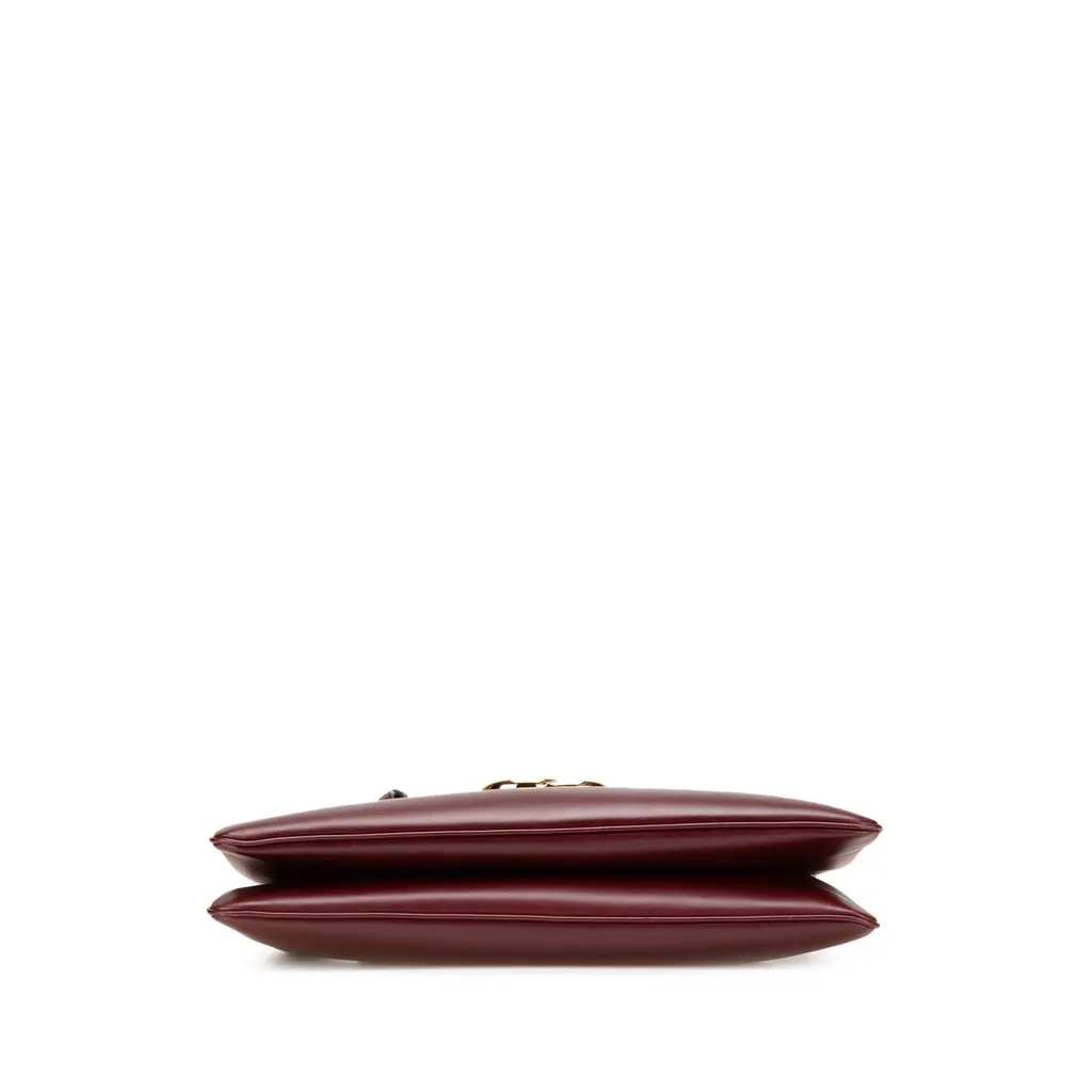 Gucci Large Leather Arli Shoulder Bag Red Leather Very good - Inside View