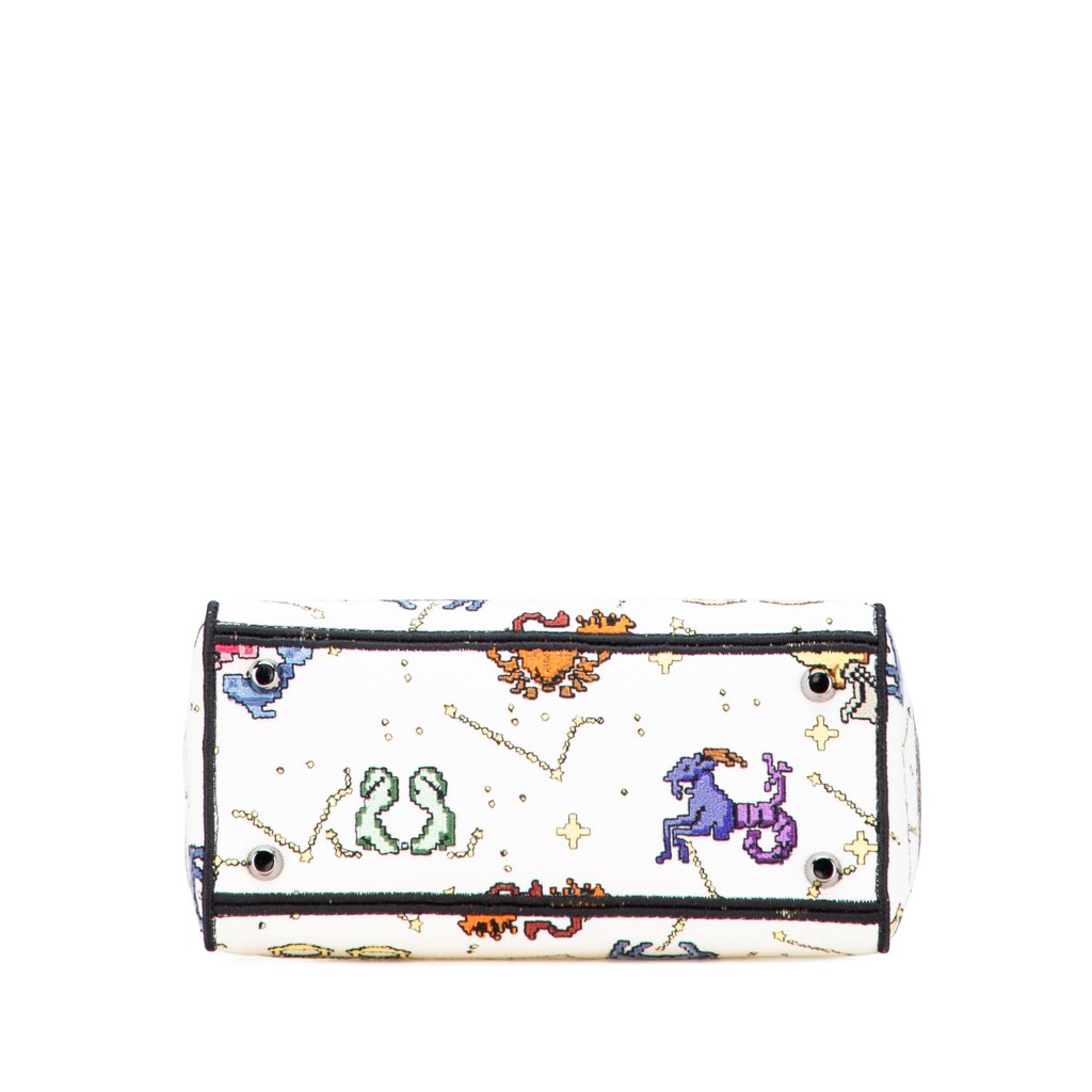 Dior Medium Embroidered Canvas Pixel Zodiac Lady D Lite - 3