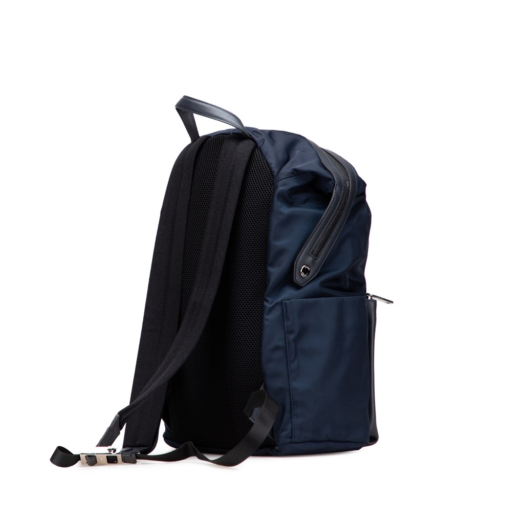 Fendi Nylon Vocabulary Blue Backpack - 2