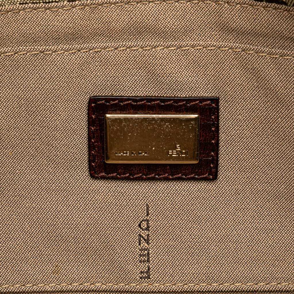 Fendi Zucchino Canvas Shoulder Bag - 5