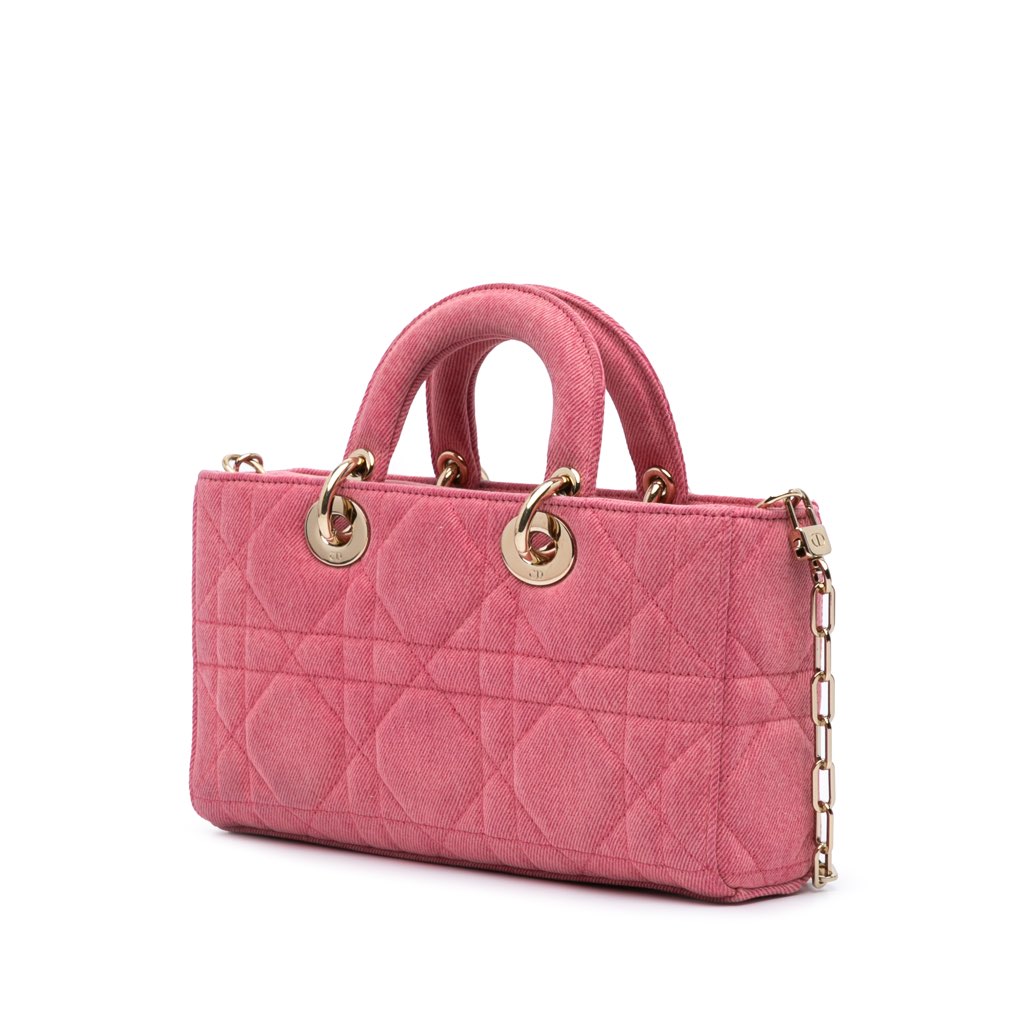 Dior Medium Denim Macrocannage Lady D Joy - 2