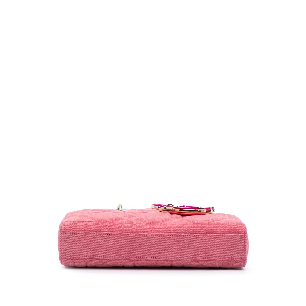 Dior Medium Denim Macrocannage Lady D Joy - 3