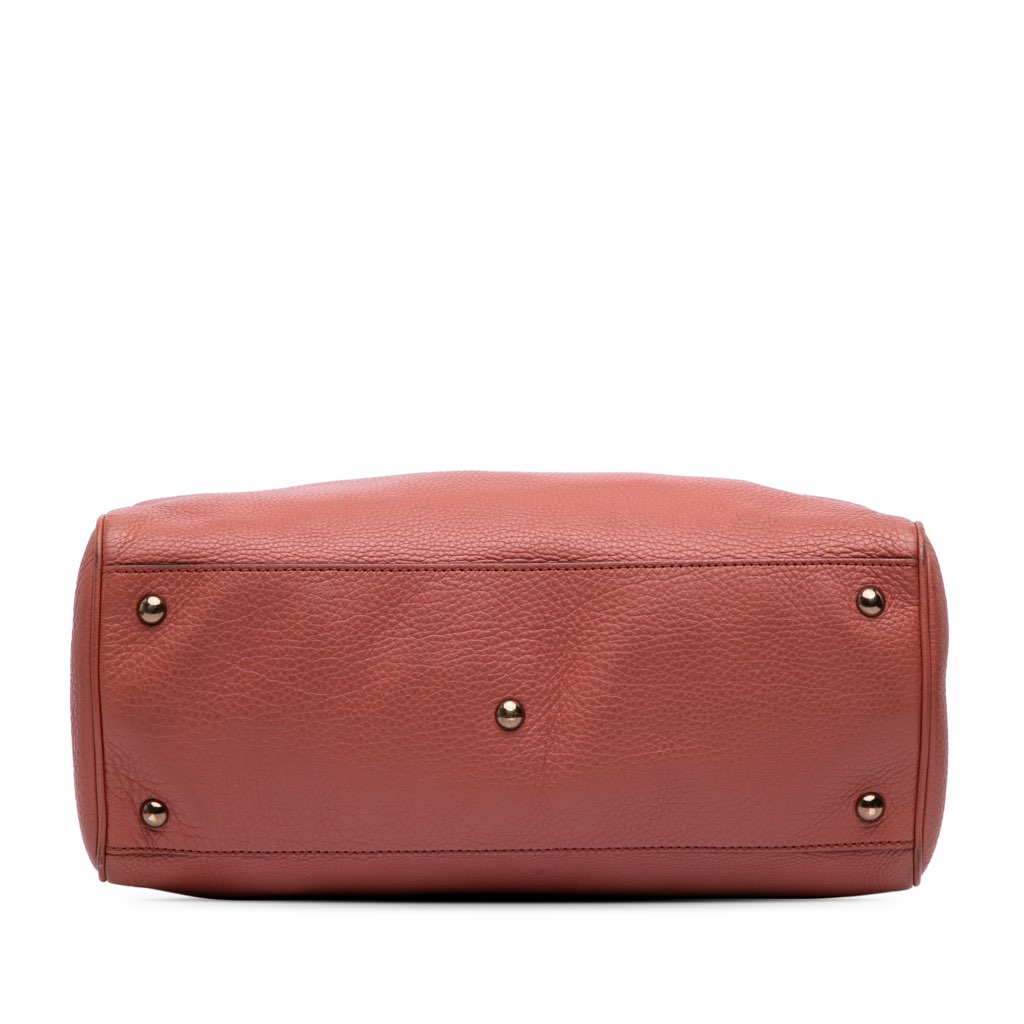 Gucci Medium Calfskin Bamboo Shopper Satchel - 3