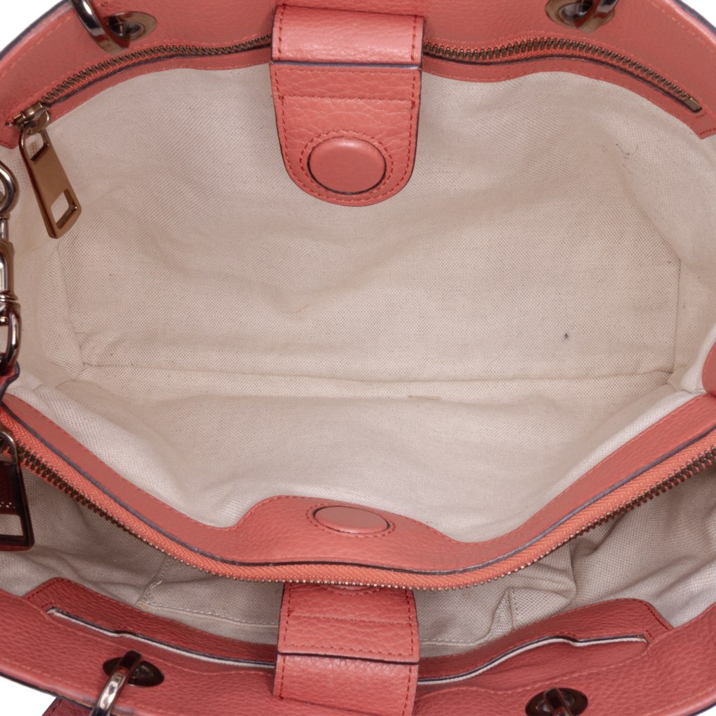 Gucci Medium Calfskin Bamboo Shopper Satchel - 4