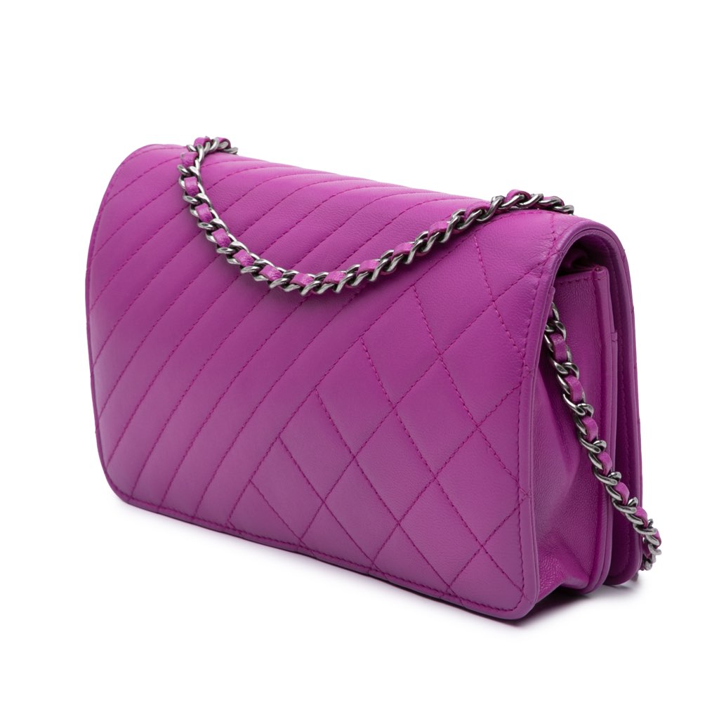 Chanel Lambskin Coco Boy Wallet On Chain - 2