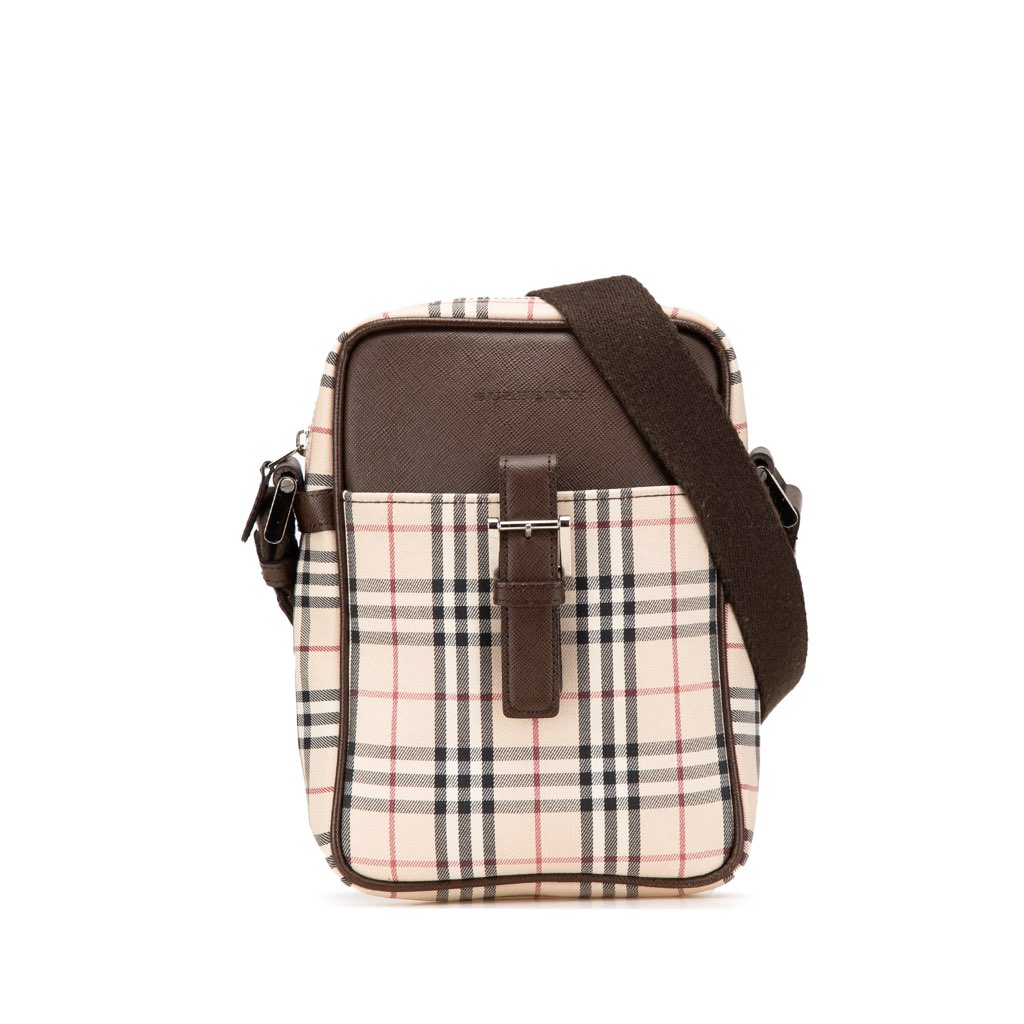 Burberry House Check Canvas Crossbody