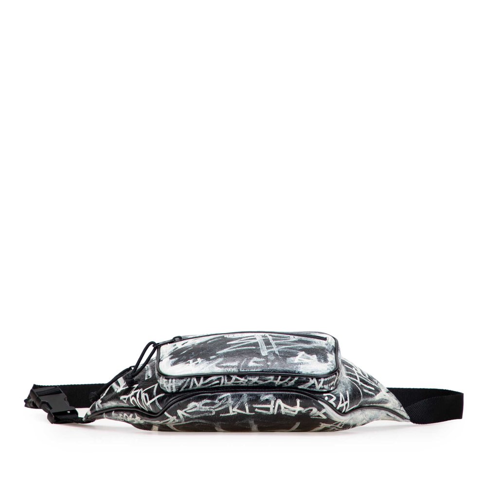 Balenciaga Lambskin Grafiti Explorer Belt Bag - 3