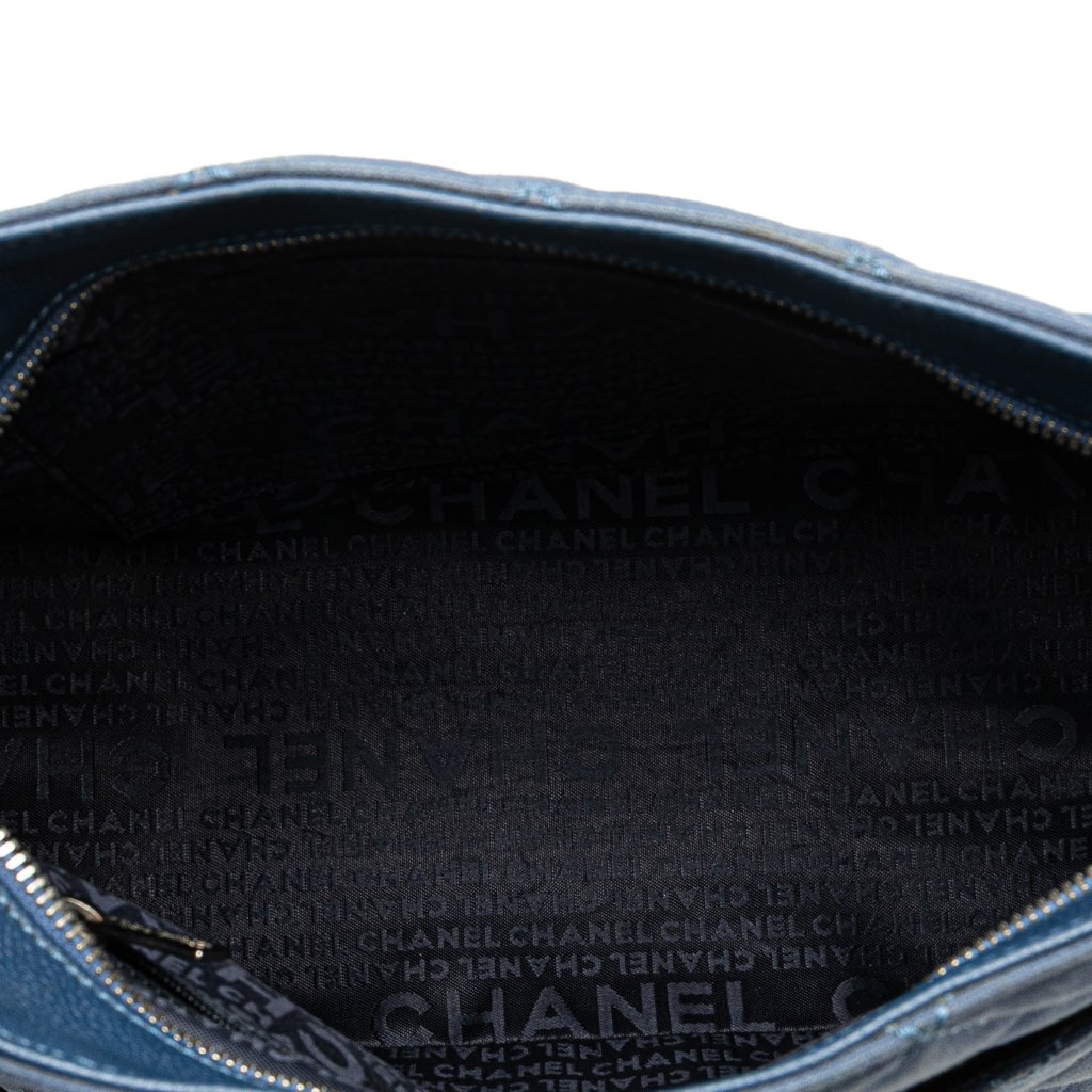 Chanel Quilted Canvas and Caviar Tassel Tote - 4