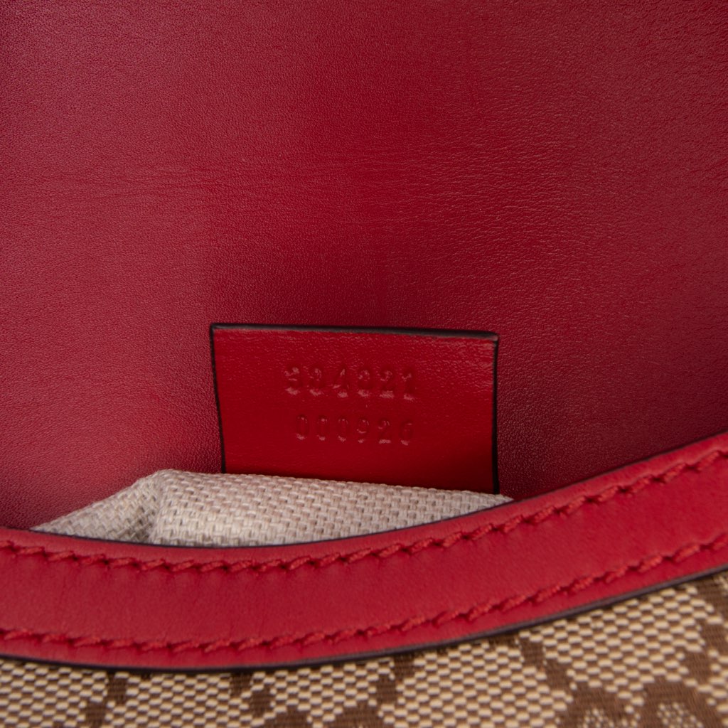 Gucci Small GG Canvas Lady Web Crossbody - 5