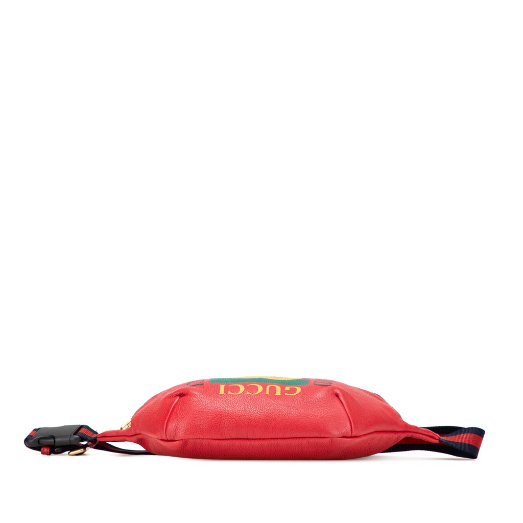 Gucci Grained Calfskin Logo Belt Bag - Image 6
