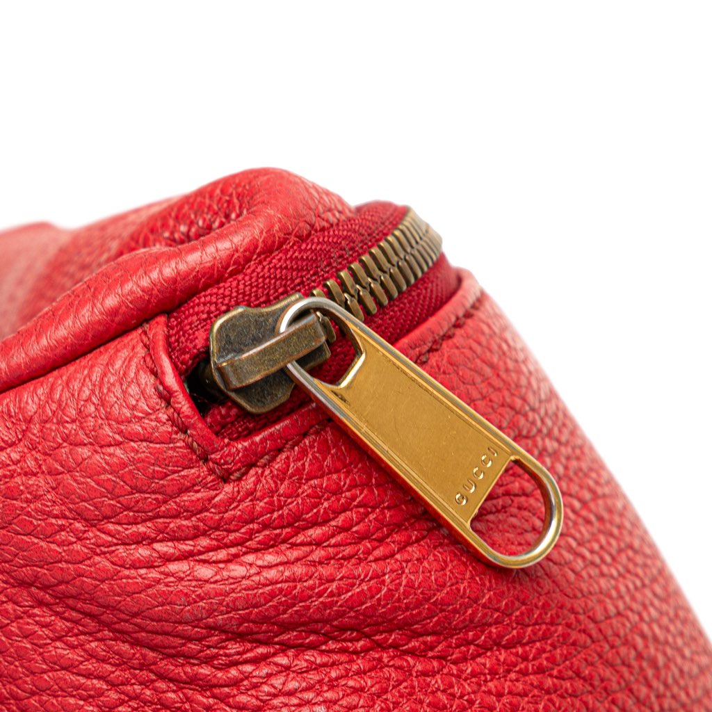 Gucci Grained Calfskin Logo Belt Bag - Detail 2
