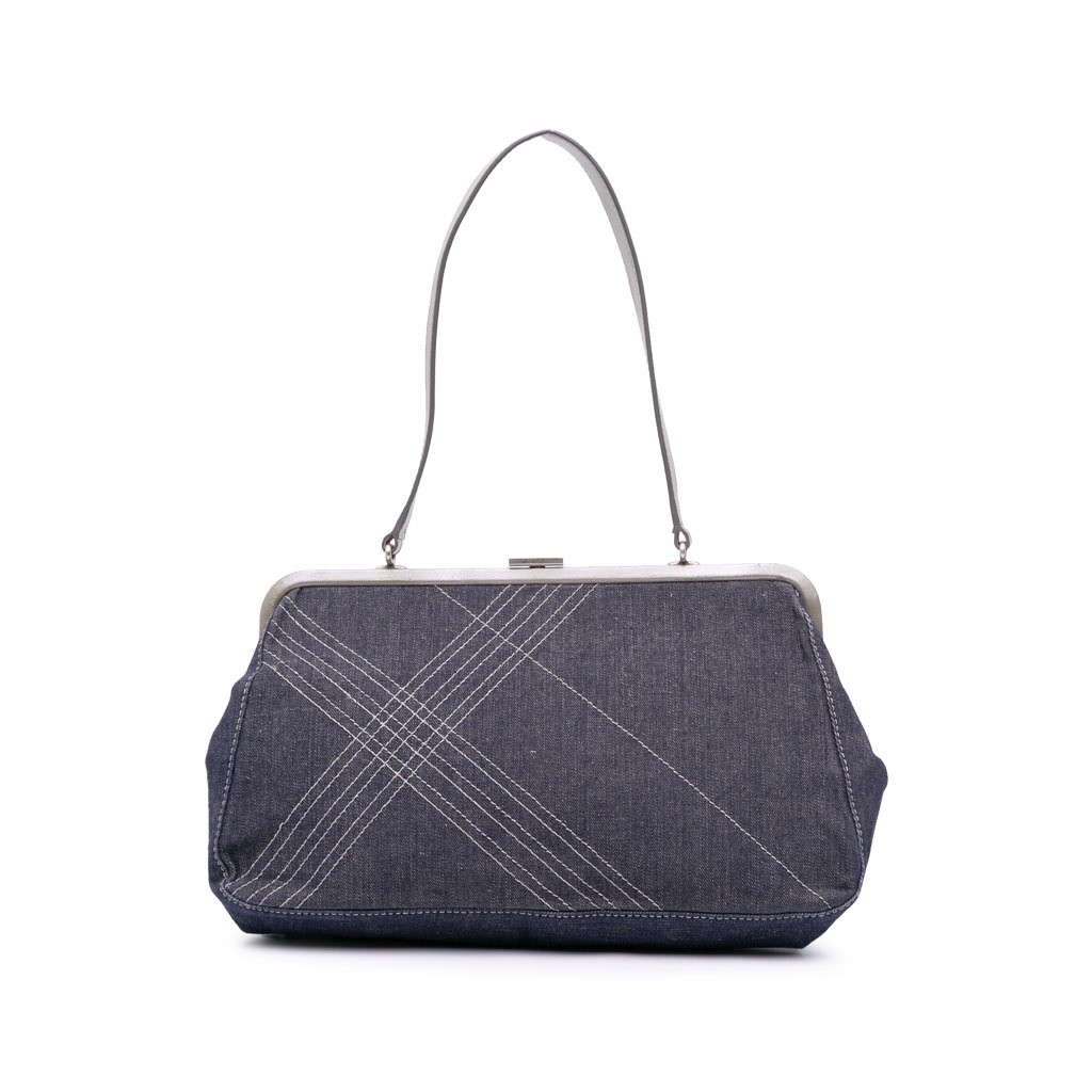 Burberry Denim Frame Shoulder Bag