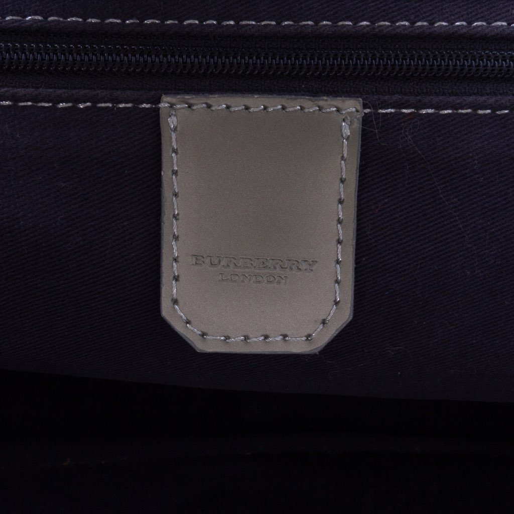 Burberry Denim Frame Shoulder Bag - Side view