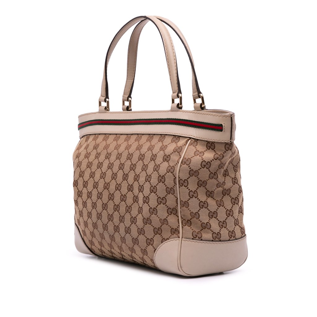 Gucci GG Canvas Mayfair Tote - Back view