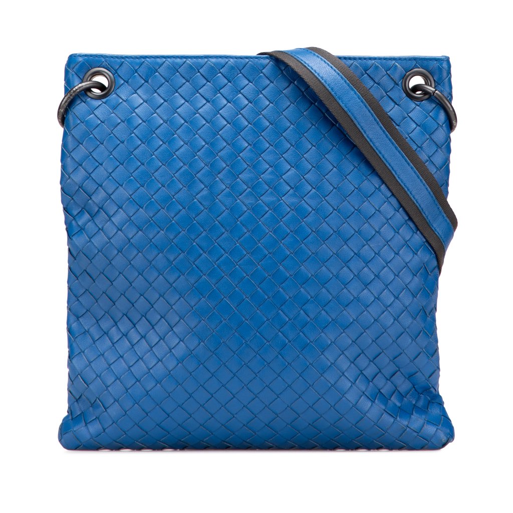 Bottega Veneta Leather Intrecciato Crossbody