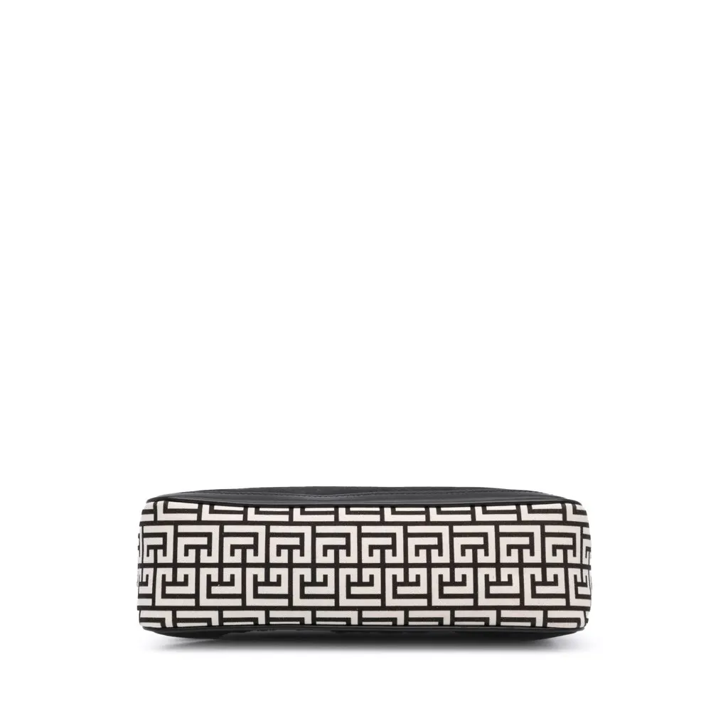 Balmain Canvas B-Army 26 Shoulder Bag Black Canvas Good - Inside View