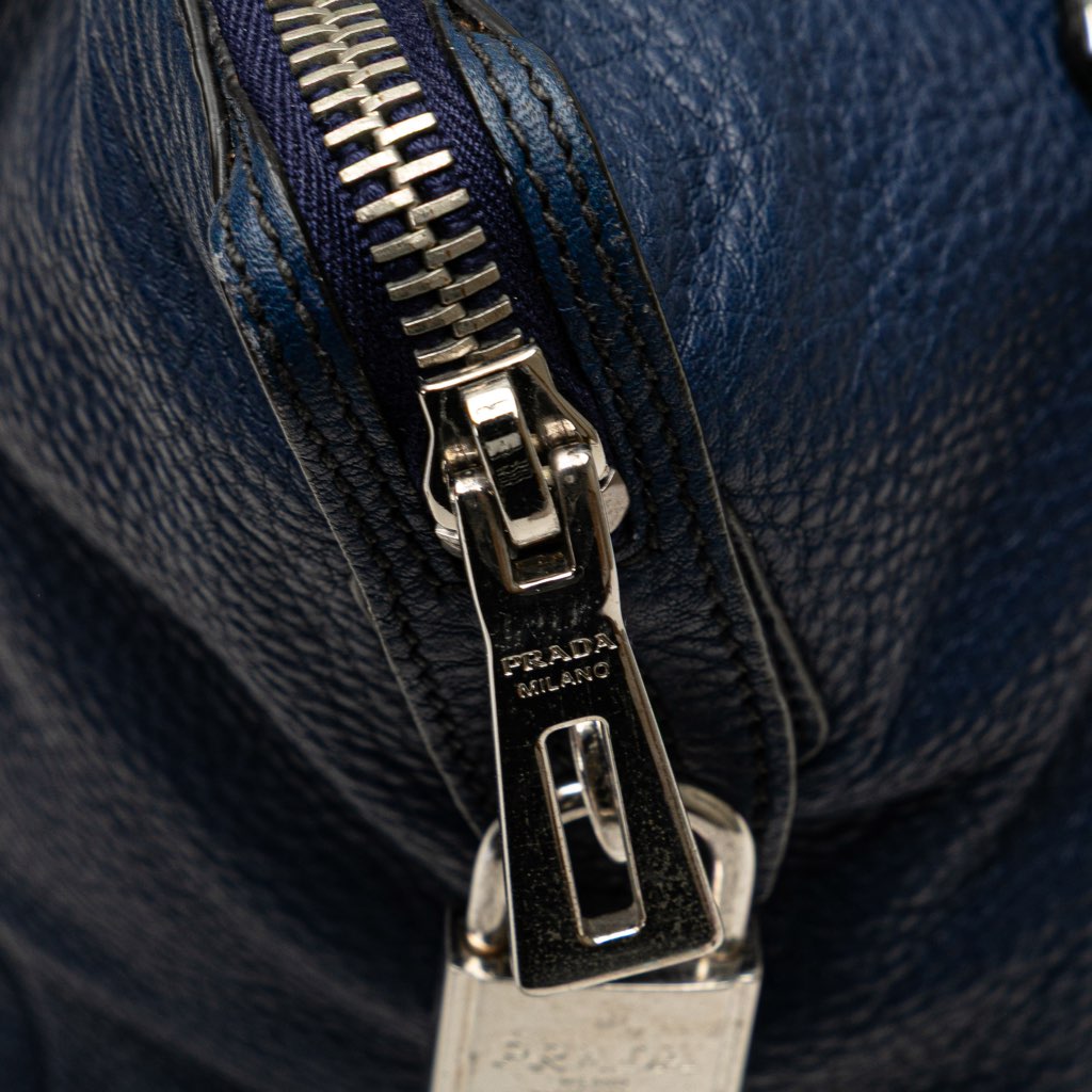 Prada Vitello Daino Double Handle Satchel - Image 13