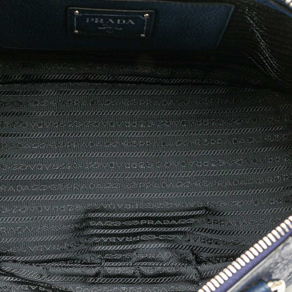 Prada Vitello Daino Double Handle Satchel - 4
