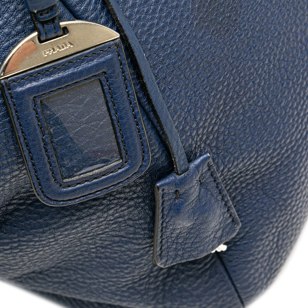 Prada Vitello Daino Double Handle Satchel - Image 11