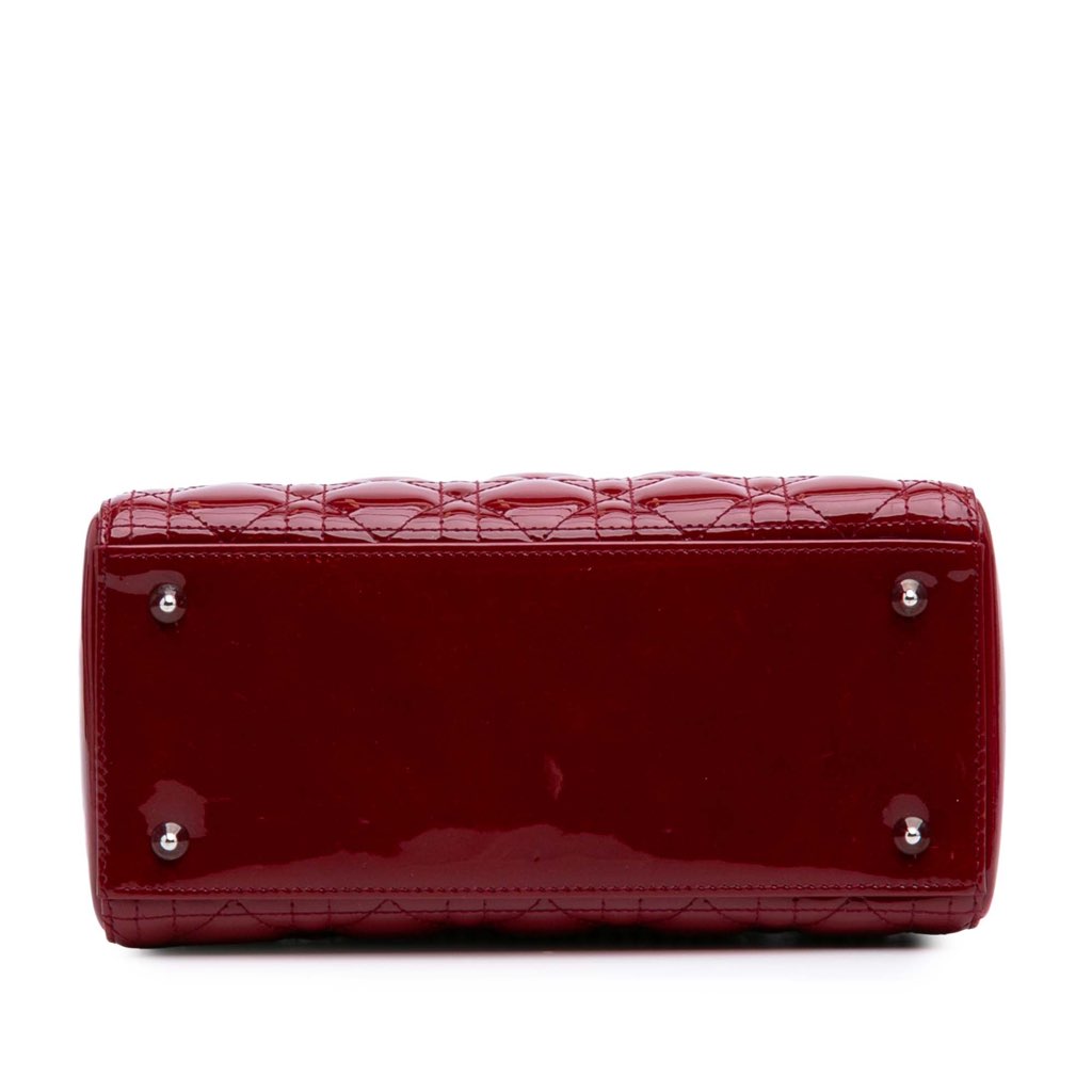 Dior Medium Patent Cannage Lady Dior - 3