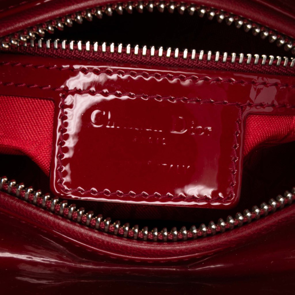 Dior Medium Patent Cannage Lady Dior - 5
