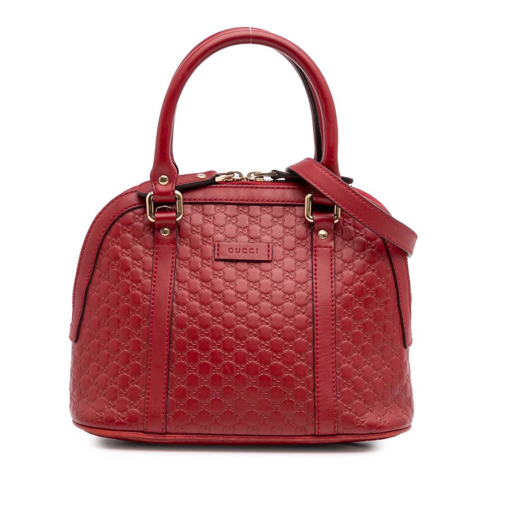 Gucci Mini Microguccissima Dome Satchel