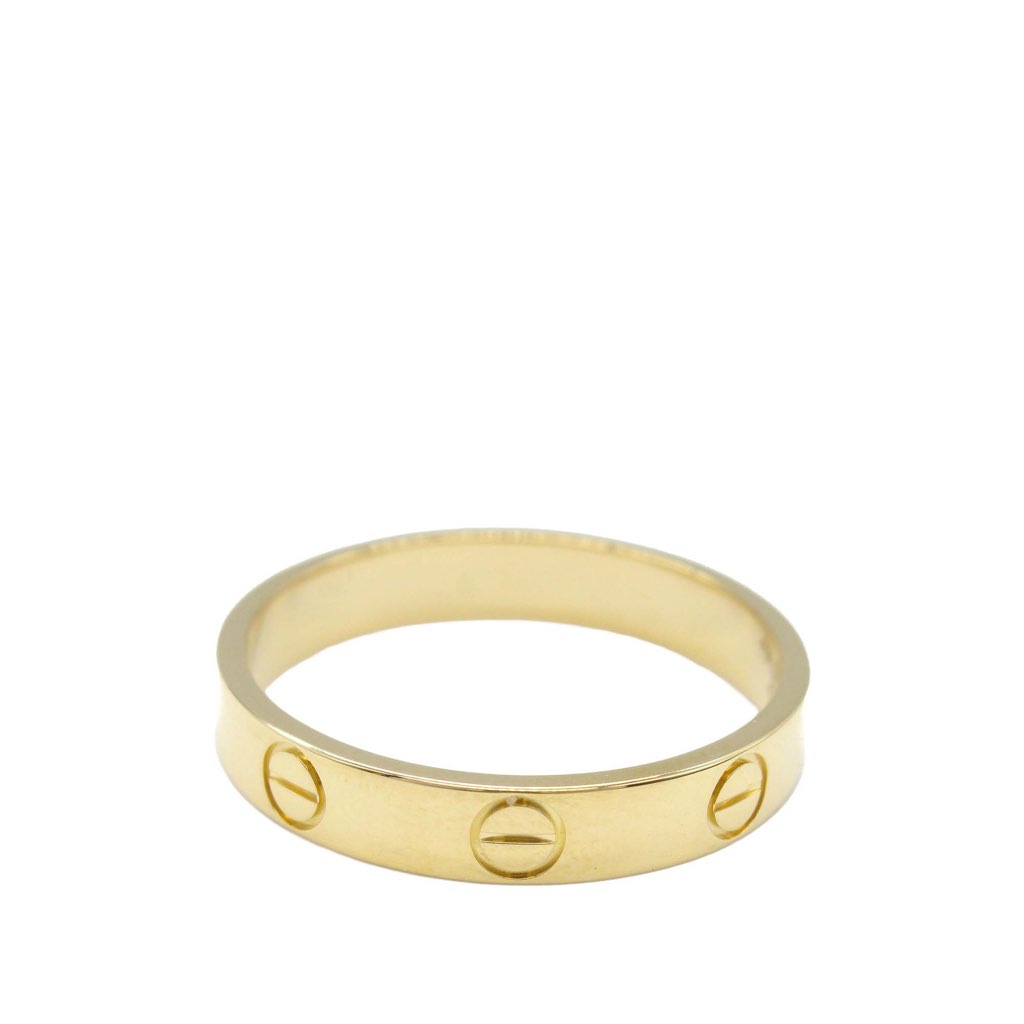 Cartier 18K Yellow Gold Small Love Ring - 2