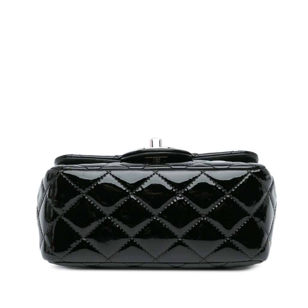 Chanel Mini Square Classic Patent Single Flap - 3