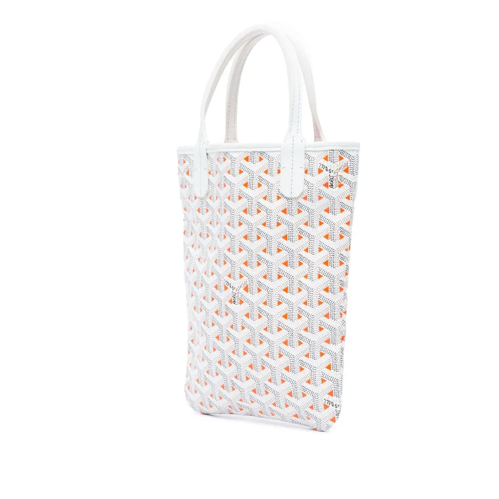 Goyard Goyardine Poitiers Claire Voie White Canvas Very good - Back View
