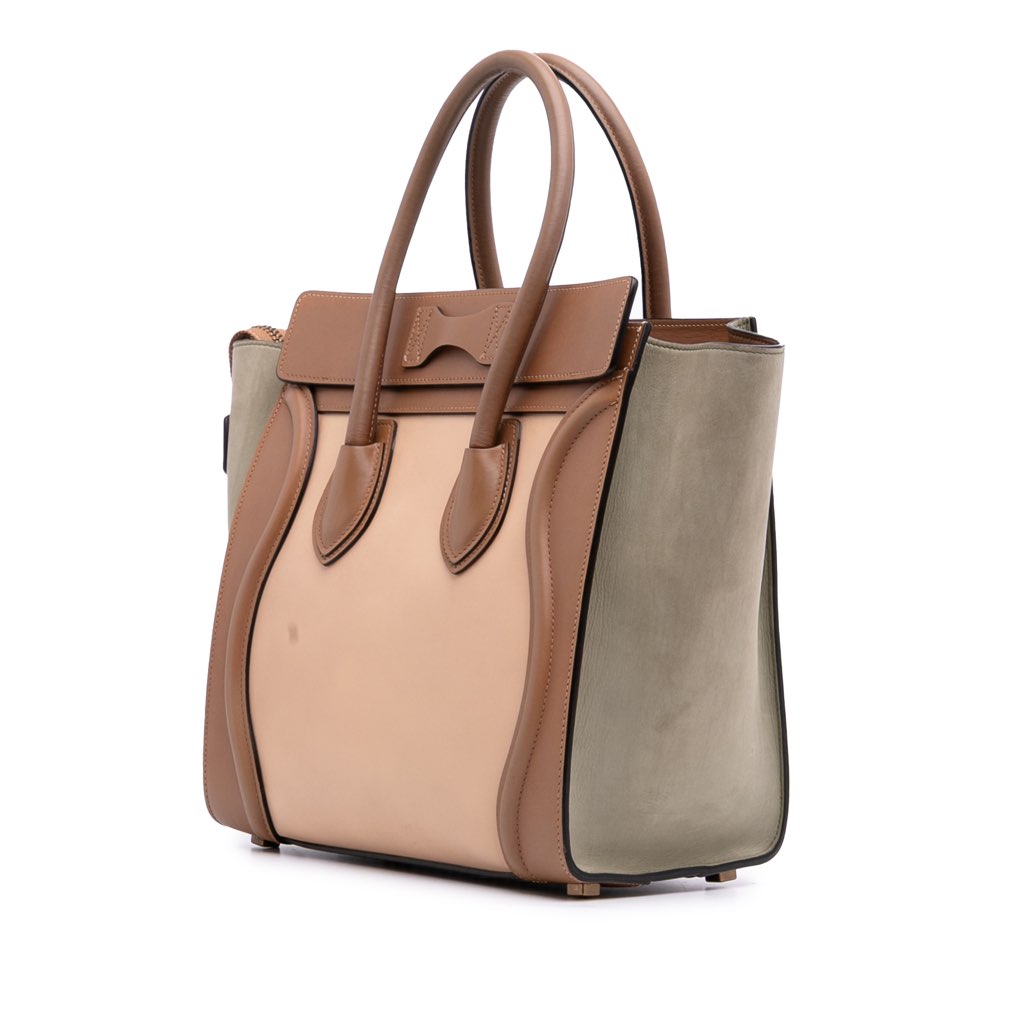 Celine Micro Tricolor Luggage Tote - 2